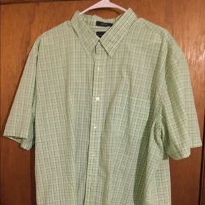 Men’s saddlebred short sleeve button down 2XL